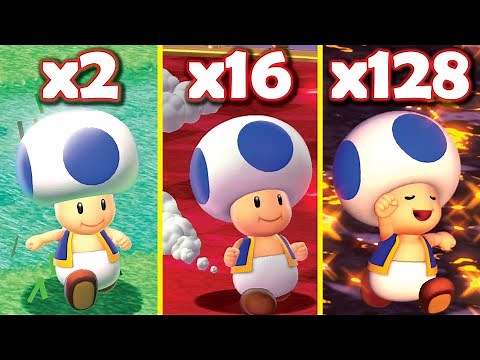 What if Toad gets FASTER Every Level in Super Mario 3D World?