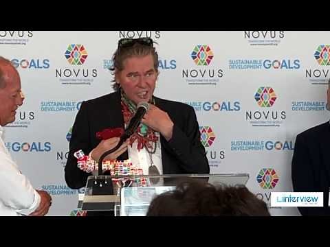 Val Kilmer Struggles To Speak At Novus Summit After Cancer Scare