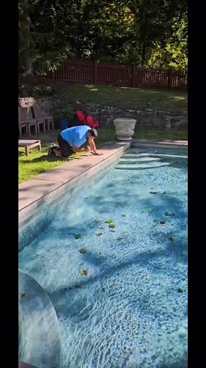 Draft: Keeping the pool deck in top shape! Our team resetting coping joints for long-lasting durability! #ph2opools #poolservice #poolmaintenance #westchestercountyny | PH2O Pool & Spa Service