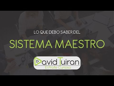 TODO lo que debes saber del Sistema Maestro | EN VIVO