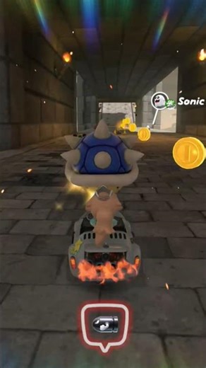 How to Dodge a Blue Shell with no items #shorts #mariokart #mariokartworld #gaming