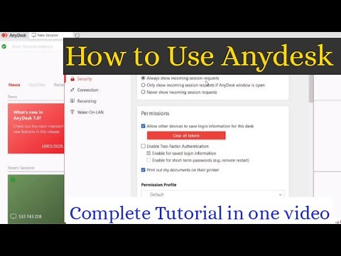 How To Use Anydesk | How to Use Anydesk Remote Desktop | Anydesk Remote Desktop