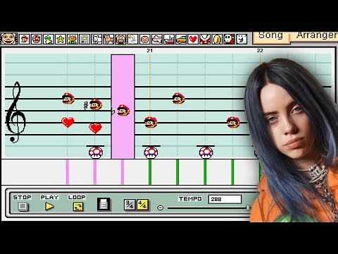 I made BAD GUY using Mario Paint Composer!