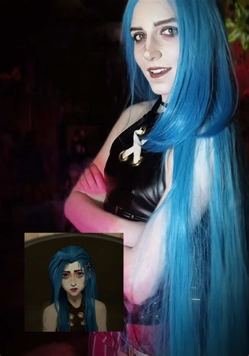 Jinx Cosplay Inspiration with Gorgeous Long Hair