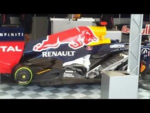 Red Bull F1 Engine warming up & German National Anthem