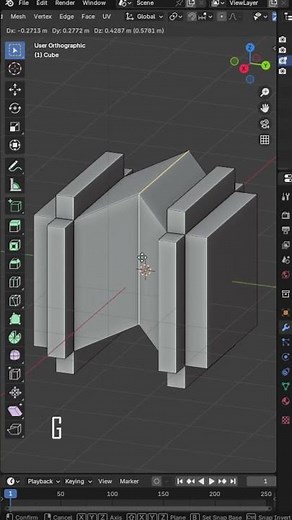 2 Fungsi Shortcut G di Blender #blenderindonesia #blender #tutorialblender
