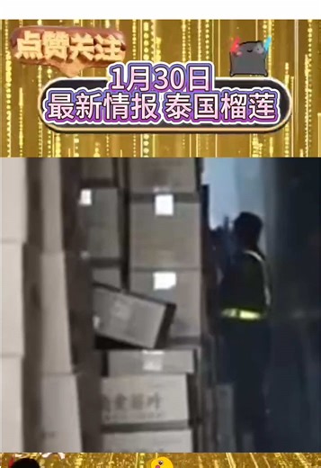 1月30日最新情报：榴莲被查出大量 #致癌 #化学物质 海关紧急管控#heiliaowang