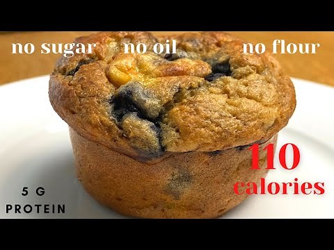 Healthy Blueberry Oat Muffins that taste great | Low Calorie Desserts