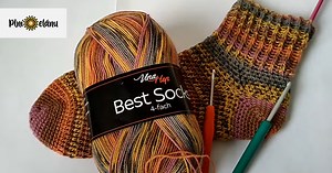 VIDEOTIP Háčkované ponožky: Zvládne ich aj začiatočník - Plnielanu.sk
