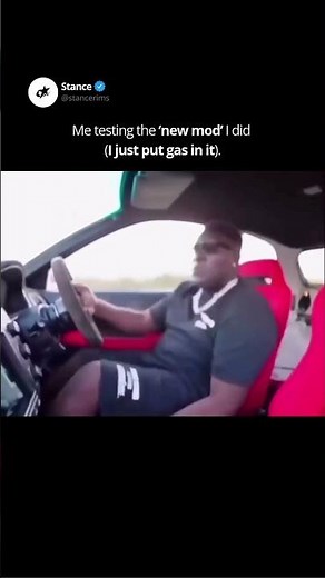 New “mod”: putting gas in it 😎💨Who else feels like their car runs better just because of that?