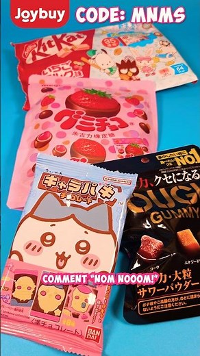 Joybuy International Candy Haul 🍬 Reviewing Japanese Kit Kats, Gummies, Chikawa, Meiji Choco Balls 🤤