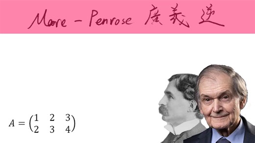 不满秩的矩阵、非方阵的矩阵有“逆矩阵”吗？来自诺贝尔奖得主曾经的研究