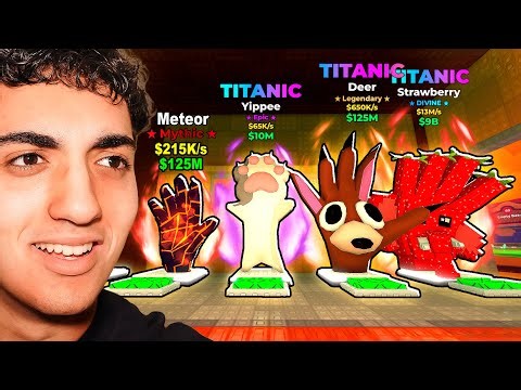 Unlocking The Most OVERPOWERED SLAPS.. (Steal A Slap)