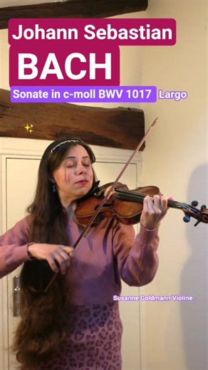Johann Sebastian Bach✨Sonate in c-moll BWV 1017✨Largo -excerpt