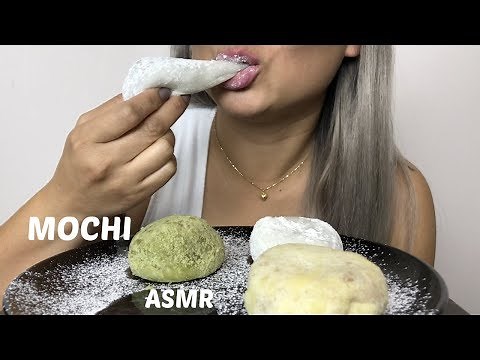 ASMR | MOCHI | Sticky Eating Sounds | N.E Lets Eat