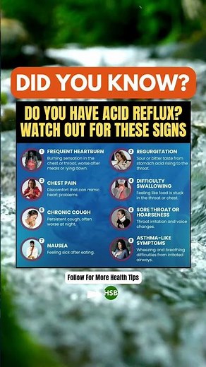 7 Signs You Might Have Acid Reflux ⚠️