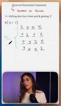 Binomial Distribution Explained - A-Level Maths #binomial #alevelmaths #revision #studytips