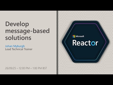 Develop message-based solutions