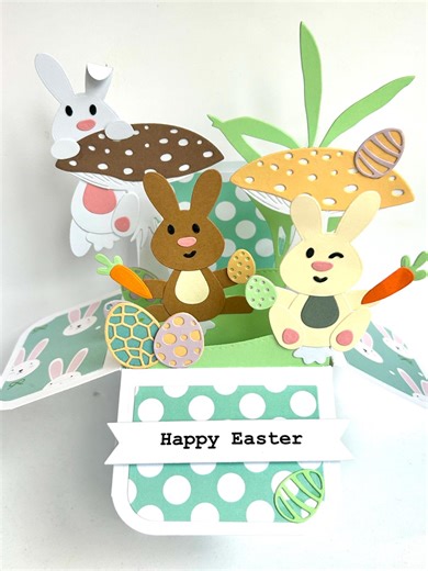 Pop up Easter Bunny Card, 3D Exploding Box Card, Easter Egg Personalised Card, Children’s/adults Card in a Box - Etsy