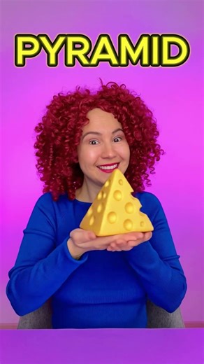 👀 2D or 3D? Shape MATCHING Game! 🍉🍊 #fun #learn
