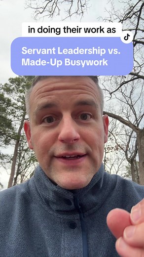 There’s a big difference between central office leaders who are servant leaders, and those who make up pointless work for people to do. ##education##teachersoftiktok##principalsoftiktok##edleadership