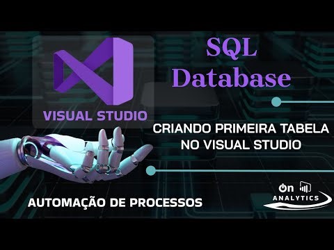 Criando Primeira Tabela no Visual Studio - SQL Com Visual Studio -ETL-SSIS- Banco de Dados Avançado