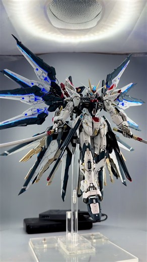 Imma call this one the Almighty Strike Freedom Gundam, a fitting name considering the Godly amount of Plot Armor Kira Yamato has 😎 Almighty Strike Freedom Gundam オールマイティストライクフリーダムガンダム #gundamseed #gundamseedfreedom #gundam #gunpla #plamo