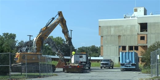 Demolition underway at Baystate’s Mary Lane campus