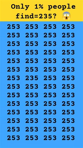 find 235🤔 subscribe for more puzzle #shorts #viral #brainteasers #numbers #trending #fypシ #quiz #new