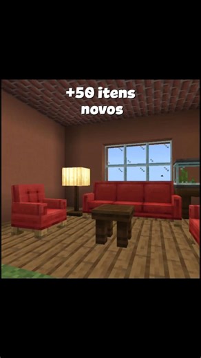 MELHOR addon de FURNITURE do MINECRAFT 2026 #shorts #minecraft #furniture #ambientmusic