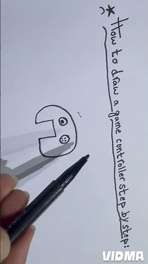 Easy game controller drawing!#drawingeasy #drawing4kids #art #adorablecrafts #draw #easydrawing