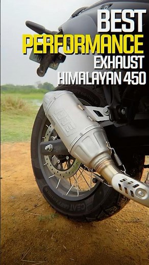Norifumi Exhaust for Himalayan 450 #himalayan450manablack #royalenfield #himalayan450