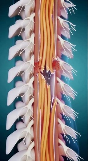 Spinal Cord Injury Explained in 3D | How Damage Causes Paralysis