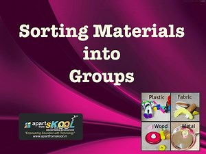 Sorting Materials Into Groups