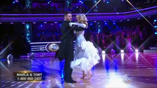 Marla Maples & Tony Dovolani - Quickstep