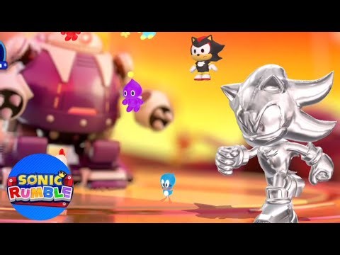 Sonic rumble - chrome shadow skin gameplay
