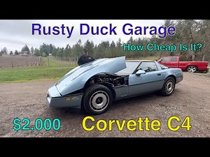 1984 Corvette C4 a Cheap Fun Car