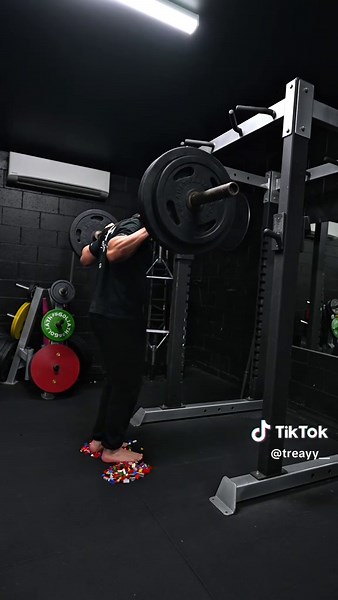170KG Squat Challenge: Barefoot on LEGO Blocks