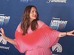 Pretty in Pink! Drew Barrymore at Paramount's 2022 Upfront