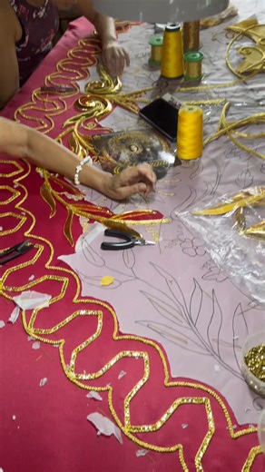 Nazareno vestment by House of Gold Embroidery and Threads Company @highlight Jhomz Amen #viewersfriendsfollowers #everyonehighlightsfollowers #followerseveryonehighlights #everyoneシ゚ #videosviralesシ #nazarenochurch #nazareno #jesus | Vallado Kim