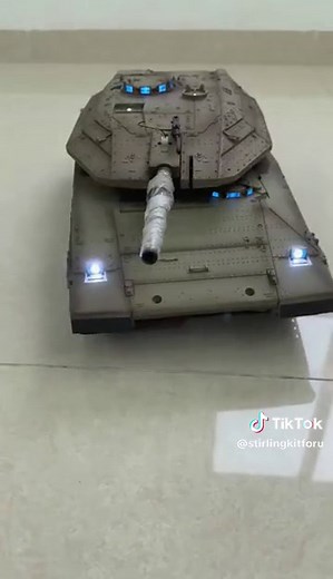 1/16 Israel Merkava-IV 2.4G RC Infrared Combat Tank Model #stirlingkit #rctank #merkavaiv