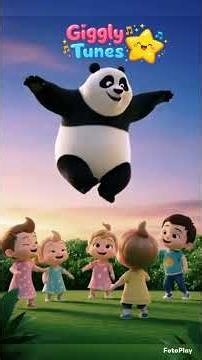 🐼💃 Dance with the cutest panda and wiggle all day long! #kidssongs #gigglytunes