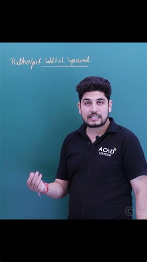 Why rutherford choosen gold ?? #atomicstructures #modernphysics