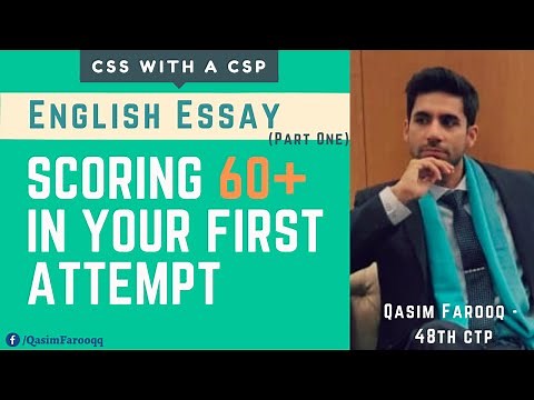 Essay Writing (Part 1) | Tips and Techniques | CSS with a CSP