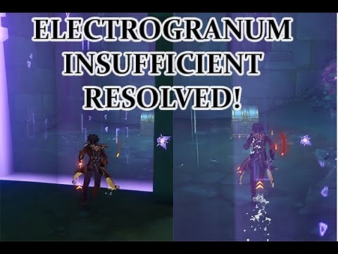 ELECTROGRANUM LEVEL IS INSUFFICIENT SOLVED GET YOUR ELECTROCULUS AND LUXURY CHEST GENSHIN IMPACT