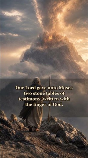 The Day God Gave Moses the Ten Commandments