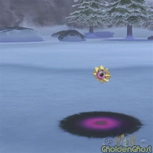 Spooky Shiny Cosmoem #pokemon #cosmoem #cosmog #pokemonswordshield #shinypokemon #pokemonmod