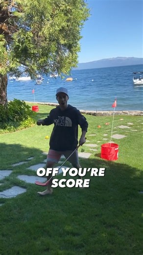 ⛳️ Let the fun begin! The ultimate backyard golf game that combines the excitement of golf with the ease of backyard games. Highly portable to take to the beach, on vacations or set up in the backyard. 🏖 Easy to learn but hard to master making it perfect for everyone from scratch players to beginners. 🏌🏽‍♀️ 👨‍👨‍👧‍👧 Setup and play anywhere with any amount of people. 20 can play with no waiting like other games. Click to shop and let the fun times begin! | Bucket Golf