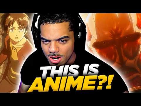 Anime VIRGIN Reacts to *ATTACK ON TITAN* | "I HAVE NO IDEA WHAT'S HAPPENING!!" | Episodes 1-4