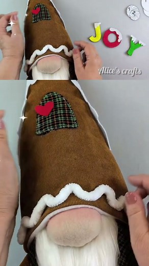 Gnome gingerbread full tutorial 👆🏻✅ #christmas #gnomes #christmasidea #giftideas #alicecrafts